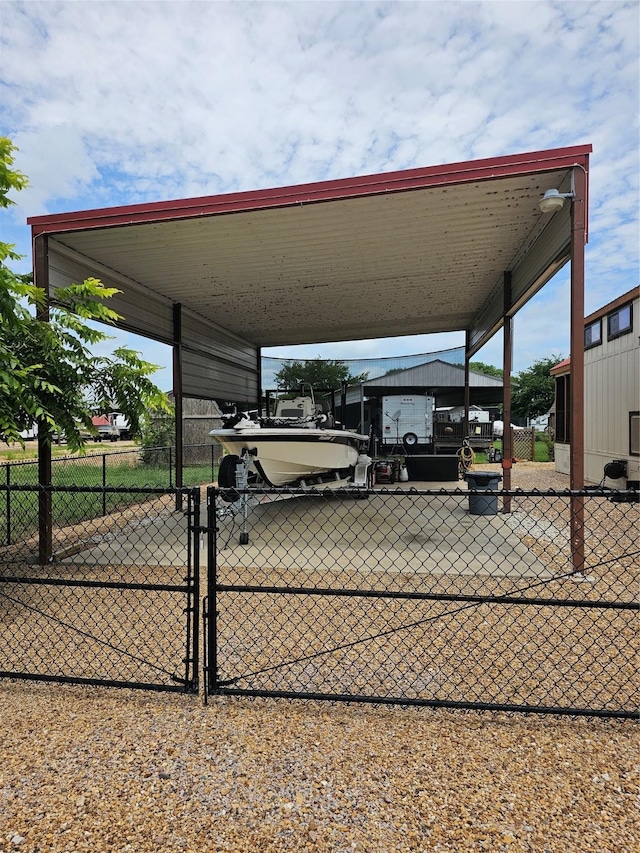 3004 Seagull Rd, Kerens, TX 75144 - view of car parking featuring a gate and driveway