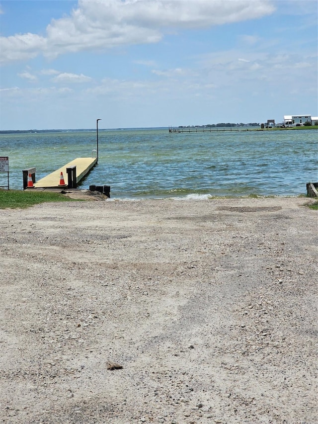 3004 Seagull Rd, Kerens, TX 75144 - water view featuring a dock