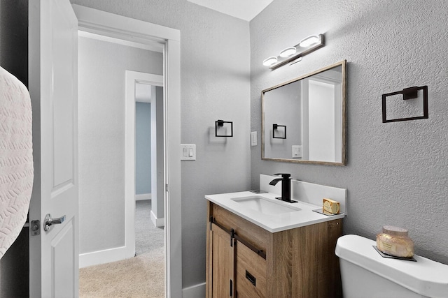 1521 Windsor Dr, Glenn Heights, TX 75154 - half bath featuring toilet and vanity