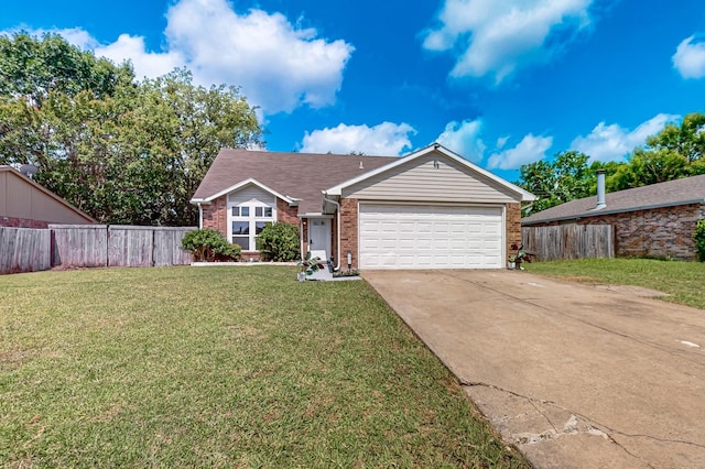 1521 Windsor Dr, Glenn Heights, TX 75154 - ranch-style house with an attached garage, brick siding, and concrete driveway