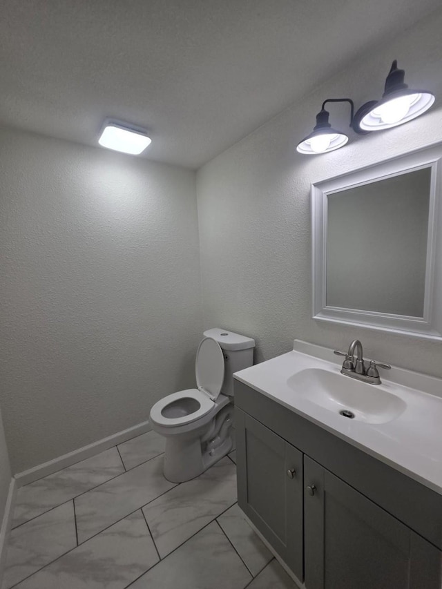 1513 Skyline Dr, River Oaks, TX 76114 - bathroom with vanity and marble finish floors