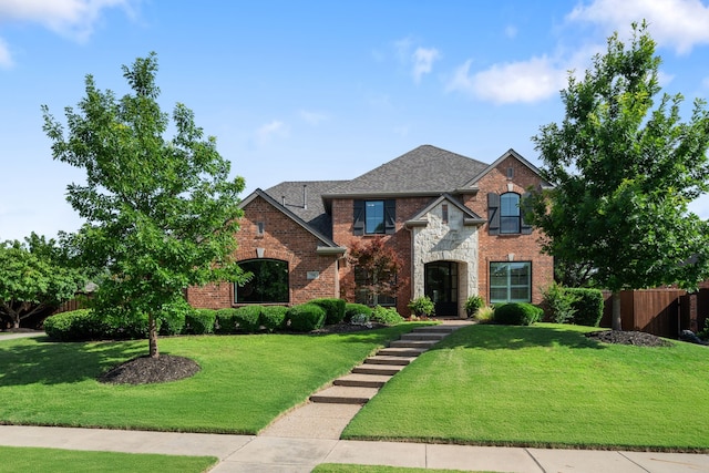 750 Camden Way, Prosper, TX 75078 - view of front facade with brick siding and stone siding