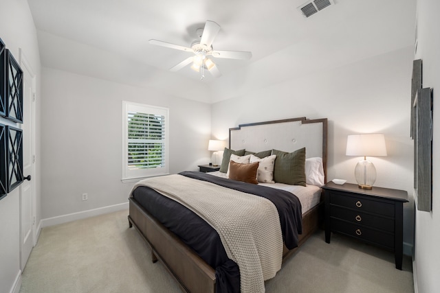 750 Camden Way, Prosper, TX 75078 - bedroom with light colored carpet and ceiling fan