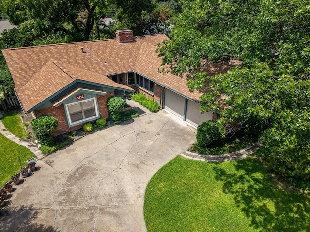 5912 Whitman Ave, Fort Worth, TX 76133 - aerial view of property and surrounding area