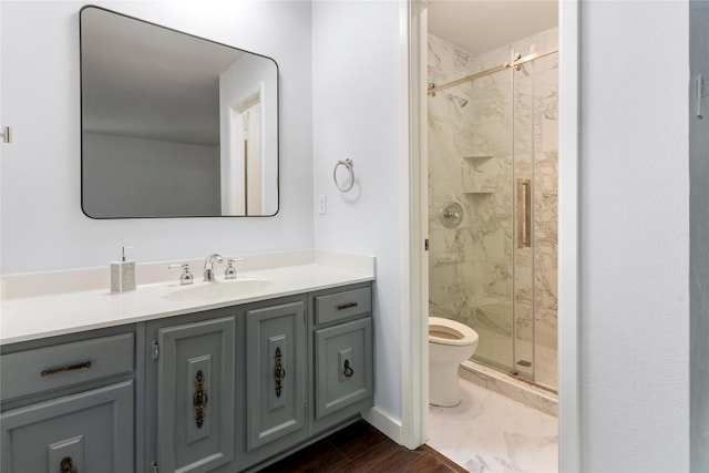 1007 Elk Grove Dr, Richardson, TX 75081 - full bathroom with a marble finish shower and vanity