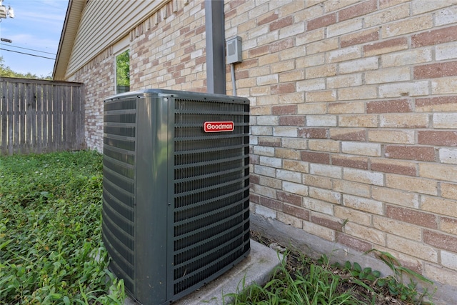 1007 Elk Grove Dr, Richardson, TX 75081 - exterior view of a cooling unit and brick siding