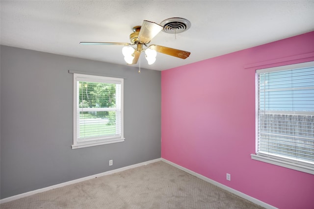 104 Charles Ln, Terrell, TX 75160 - unfurnished room featuring a ceiling fan and carpet floors
