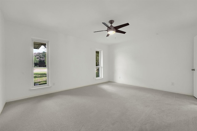 6910 Midcrest Dr, Dallas, TX 75254 - unfurnished room with light colored carpet and ceiling fan
