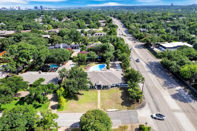 6910 Midcrest Dr, Dallas, TX 75254 - bird's eye view of a pool