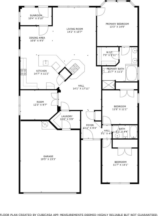 6945 Stockton Dr, Fort Worth, TX 76132 - view of floor plan / room layout