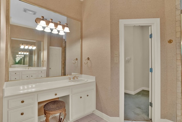 9664 Norris Ferry Rd, Shreveport, LA 71106 - bathroom featuring vanity and baseboards
