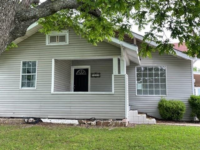 4601 Cox St, Sherman, TX 75090 - view of front of house with a front yard
