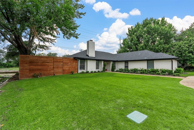 12211 Quincy Ln, Dallas, TX 75230 - back of house featuring a chimney