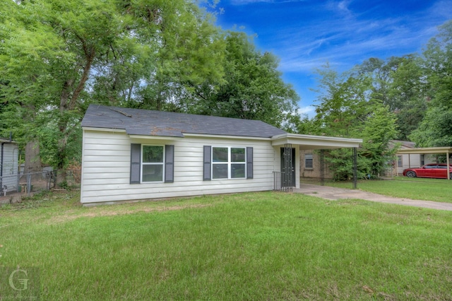 6312 Canal Blvd, Shreveport, LA 71108 - single story home featuring driveway and an attached carport