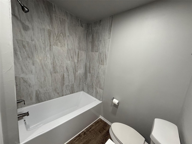 5506 Urbanview St, Sansom Park, TX 76114 - full bathroom featuring wood finished floors and bathing tub / shower combination