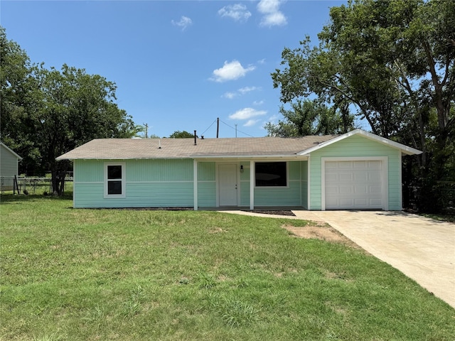 5506 Urbanview St, Sansom Park, TX 76114 - view of front facade with driveway, a garage, and a porch