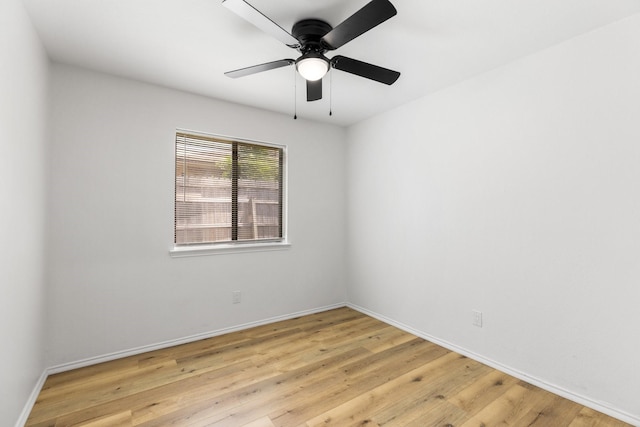 6325 Brookhaven Trl, Fort Worth, TX 76133 - spare room with light wood-style floors and ceiling fan