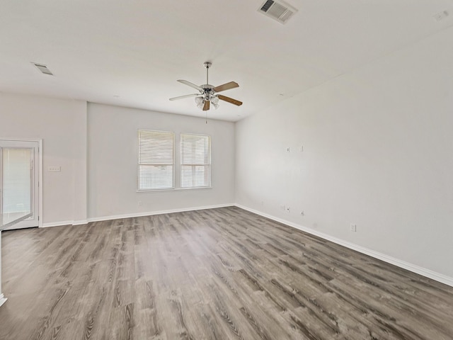 8705 Autumn Creek Trl, Fort Worth, TX 76134 - unfurnished room with wood finished floors and ceiling fan