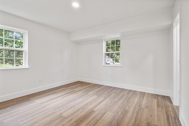2511 Gregory Dr, Mesquite, TX 75150 - spare room with light wood-style flooring and recessed lighting