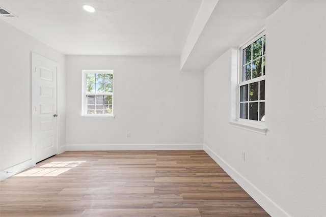 2511 Gregory Dr, Mesquite, TX 75150 - spare room featuring wood finished floors and recessed lighting