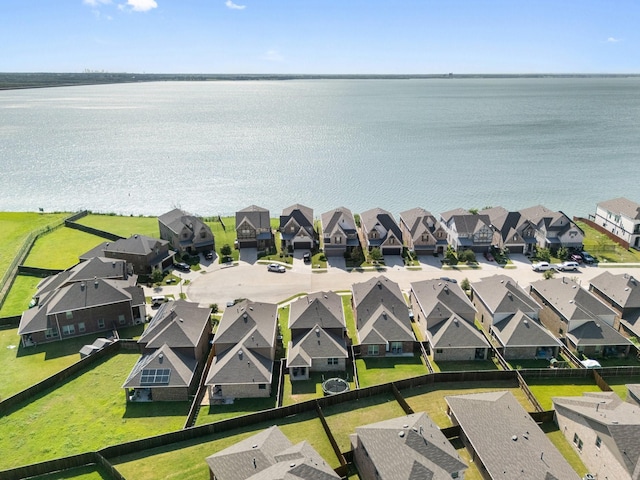 18137 Lakefront Ct, Forney, TX 75126 - aerial view of residential area with a large body of water