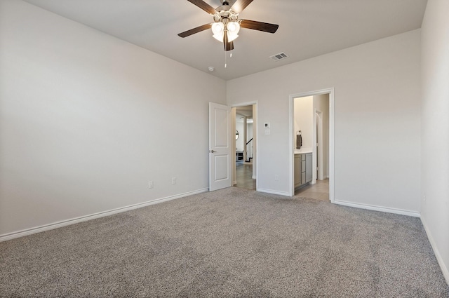 18137 Lakefront Ct, Forney, TX 75126 - unfurnished bedroom featuring light colored carpet and ceiling fan