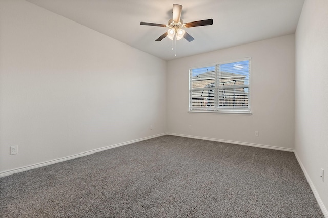 18137 Lakefront Ct, Forney, TX 75126 - spare room with carpet flooring and ceiling fan