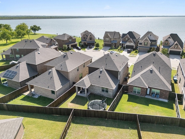 18137 Lakefront Ct, Forney, TX 75126 - aerial perspective of suburban area featuring a large body of water