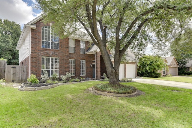 6111 Pinwood Cir, Arlington, TX 76001 - view of front of house with concrete driveway and brick siding