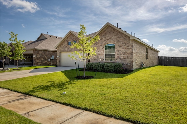 204 Post Oak St, Azle, TX 76020 - view of front of house featuring brick siding, driveway, and roof with shingles