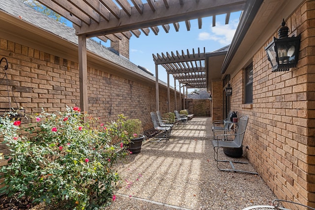 505 Buckingham Pl, Tyler, TX 75701 - fenced backyard with a pergola and a patio
