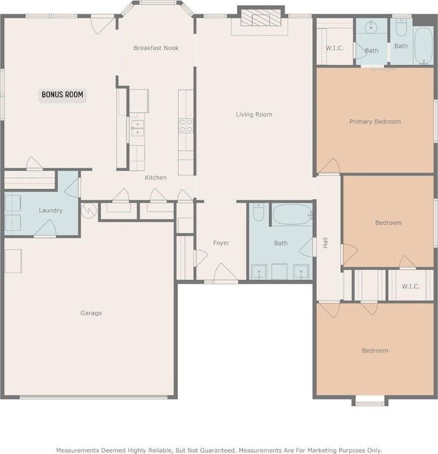 6737 Oliver Dr, North Richland Hills, TX 76180 - view of home floor plan