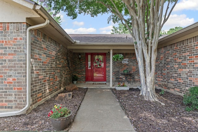 6737 Oliver Dr, North Richland Hills, TX 76180 - doorway to property with brick siding