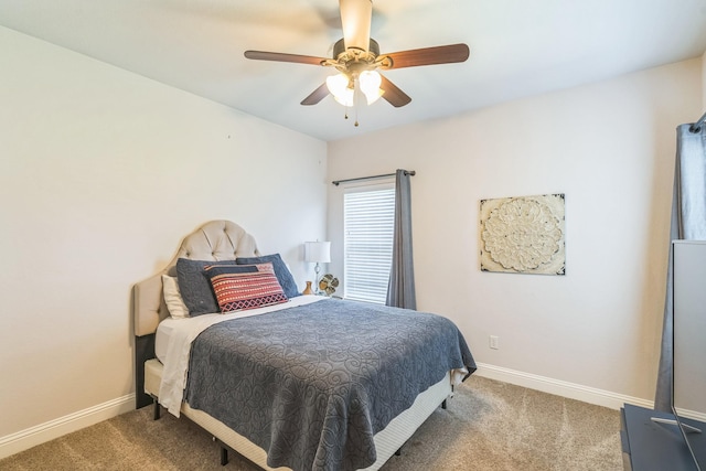 210 Walker Ct N, Waxahachie, TX 75167 - bedroom with carpet and a ceiling fan