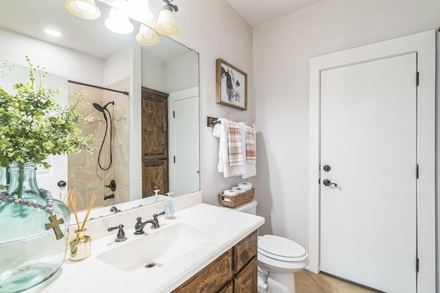 210 Walker Ct N, Waxahachie, TX 75167 - bathroom with vanity, tile patterned floors, and shower / bathtub combination
