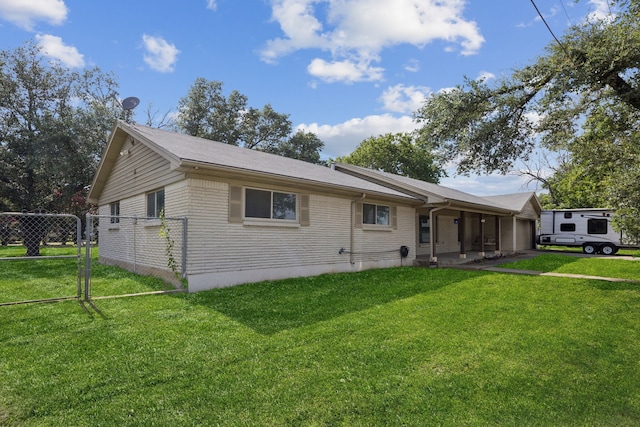 403 N Baugh St, Alvarado, TX 76009 - back of house with an attached garage and asphalt driveway