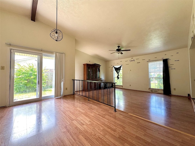 1125 Siebold Ct, Mesquite, TX 75150 - unfurnished room with wood finished floors and a ceiling fan