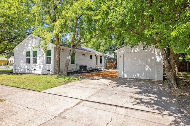 2267 Tealford Dr, Dallas, TX 75228 - view of front of home with driveway and an outdoor structure