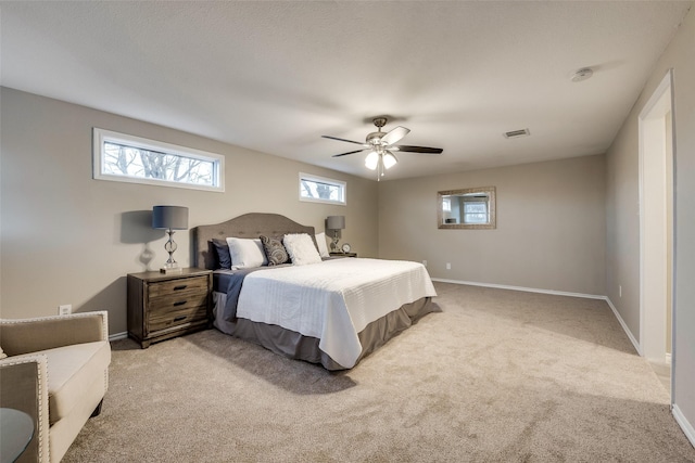 4053 Winfield Ave, Fort Worth, TX 76109 - carpeted bedroom featuring baseboards and ceiling fan