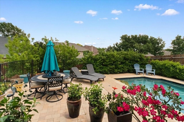 6321 Cobblestone Ln, Arlington, TX 76001 - view of pool with a patio