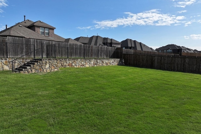 850 Blue Heron Dr, Forney, TX 75126 - fenced backyard with a residential view