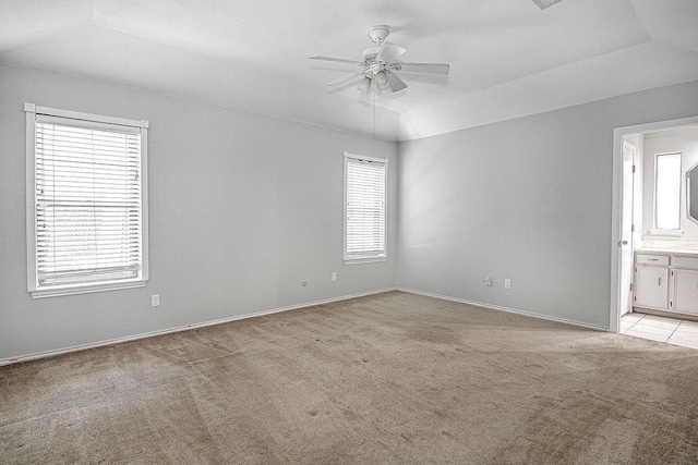 5714 Stage Line Dr, Arlington, TX 76017 - spare room with light carpet and ceiling fan