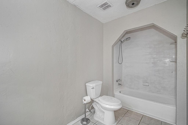 5714 Stage Line Dr, Arlington, TX 76017 - bathroom with tile patterned flooring and bathing tub / shower combination