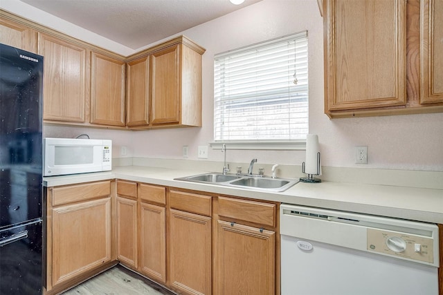 953 Mesa Vista Dr, Crowley, TX 76036 - kitchen with white appliances and light countertops