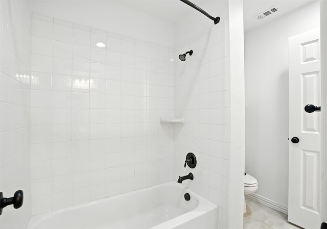 1312 Bluebell Ave, Lantana, TX 76226 - bathroom featuring toilet and shower / tub combination