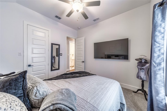 3604 Chapman Cir, Rowlett, TX 75089 - carpeted bedroom featuring baseboards and a ceiling fan