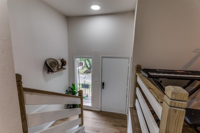 4105 Micki Lynn Ave, Fort Worth, TX 76107 - entrance foyer with wood finished floors