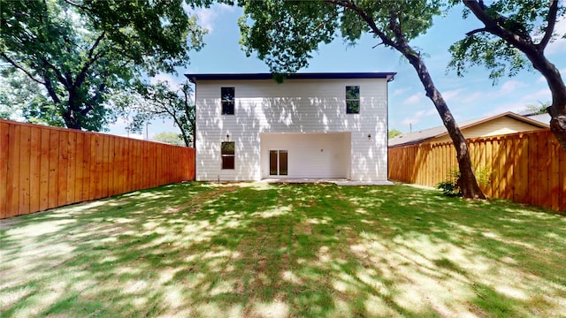 3418 Borger St, Dallas, TX 75212 - back of house with a fenced backyard
