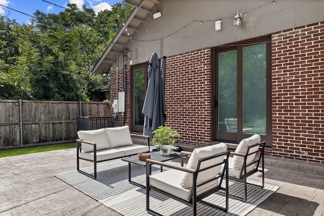 5610 Vanderbilt Ave, Dallas, TX 75206 - view of patio with outdoor lounge area