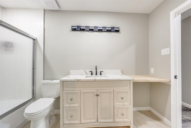 738 Campground Rd, Sherman, TX 75090 - bathroom with vanity and wood finished floors